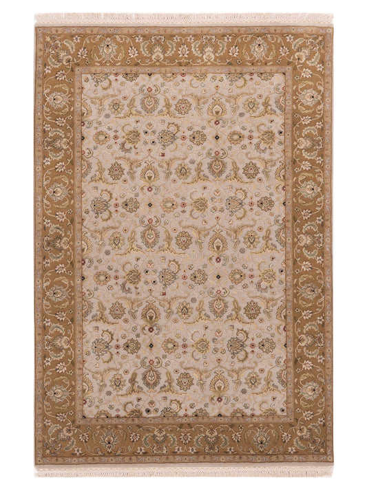 Rajpur Imperial Silk  Ivory Gold Traditional