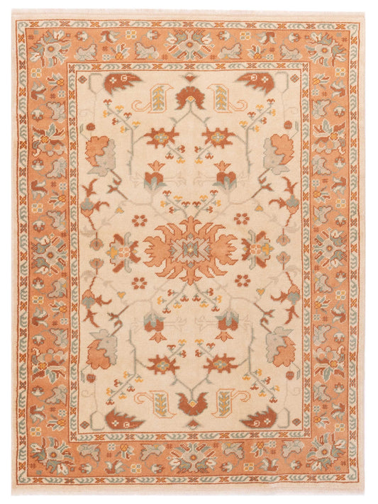 Pasha Anadol Oushak  Ivory Pink Traditional