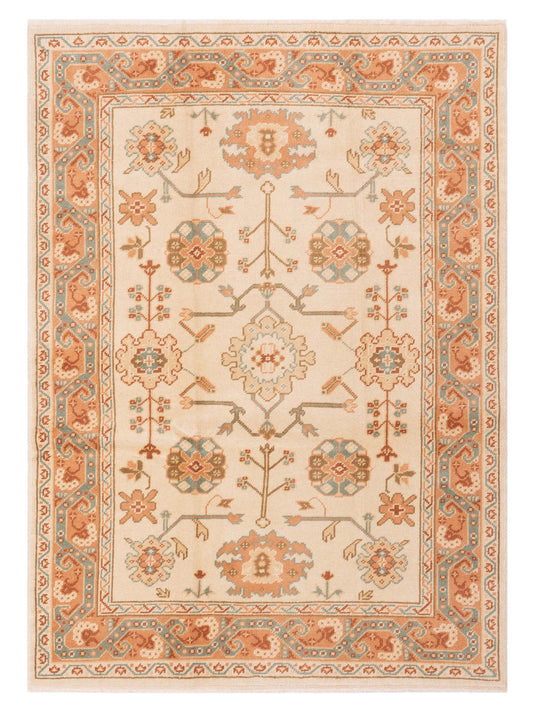 Pasha Anadol Oushak  Ivory Pink Traditional