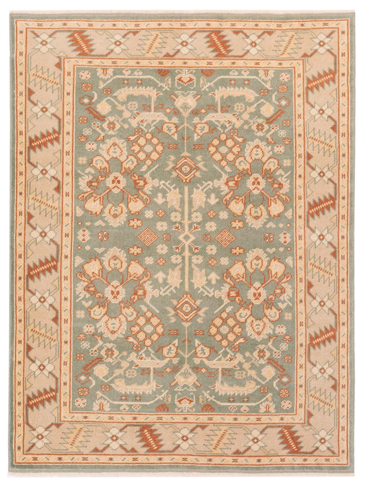 Pasha Anadol Oushak  Green Ivory Traditional