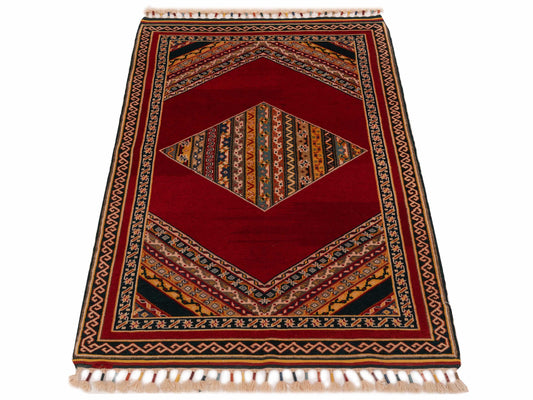 Shalanta Multi 3.11x6 Hand Knotted Rug