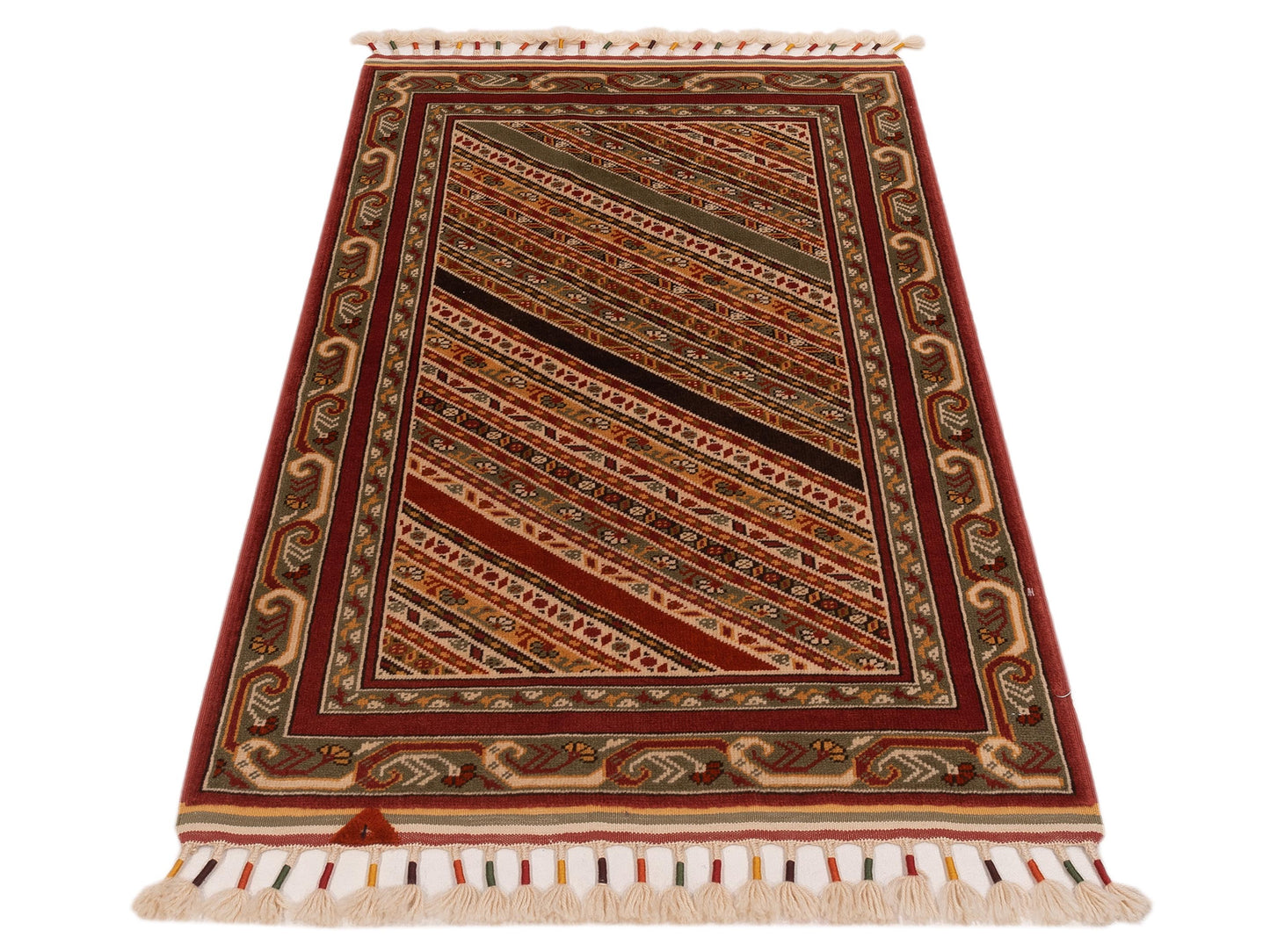 Shalanta Multi 3x4.9 Hand Knotted Rug