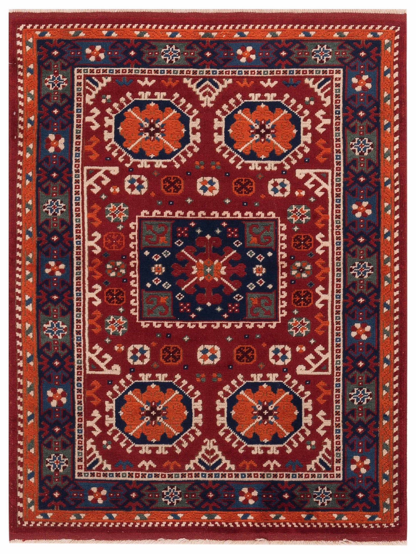 Pasha Turkish Shirwan  Red Navy Traditional