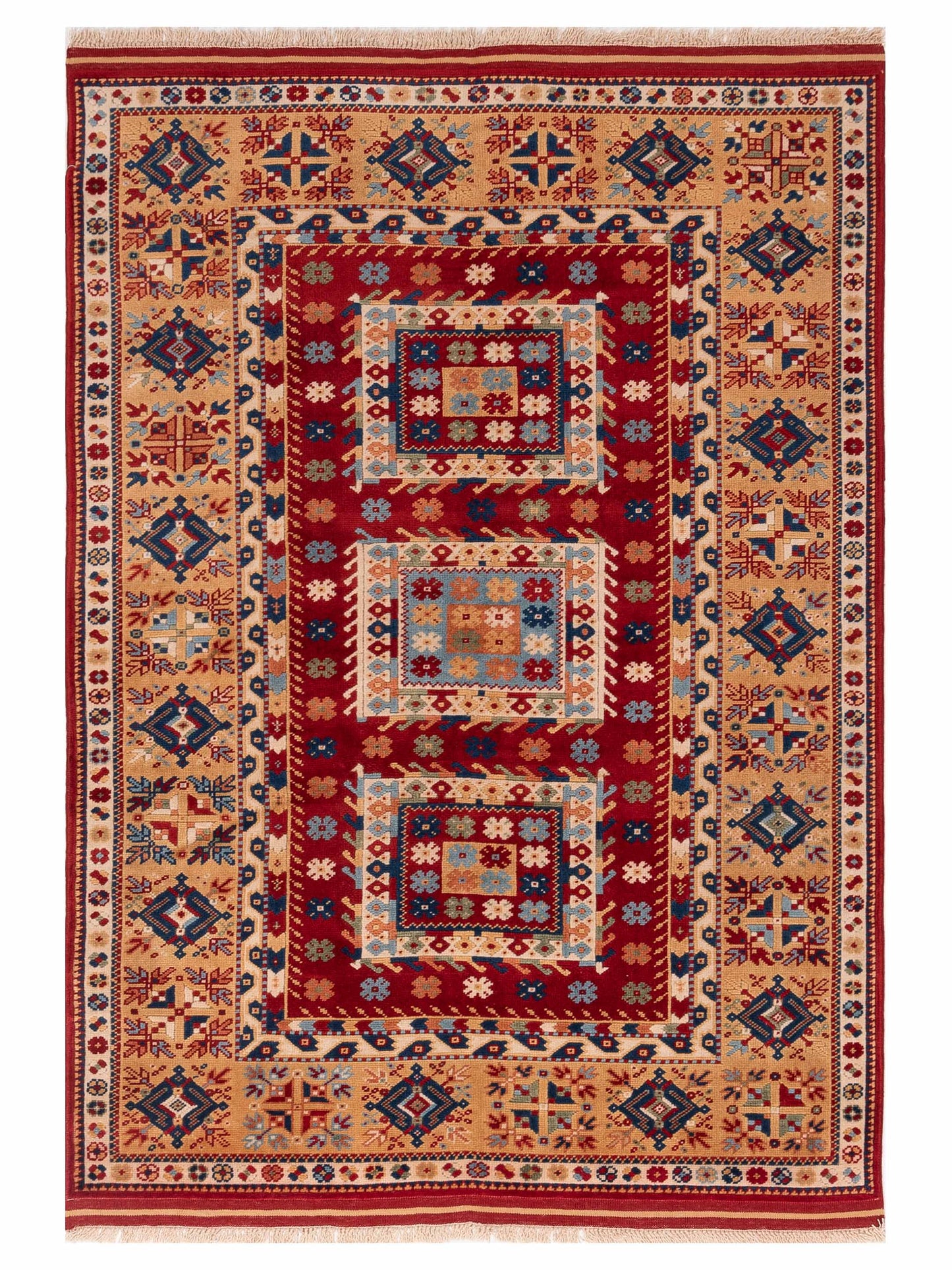 Pasha Turkish Shirwan  Red Gold Traditional