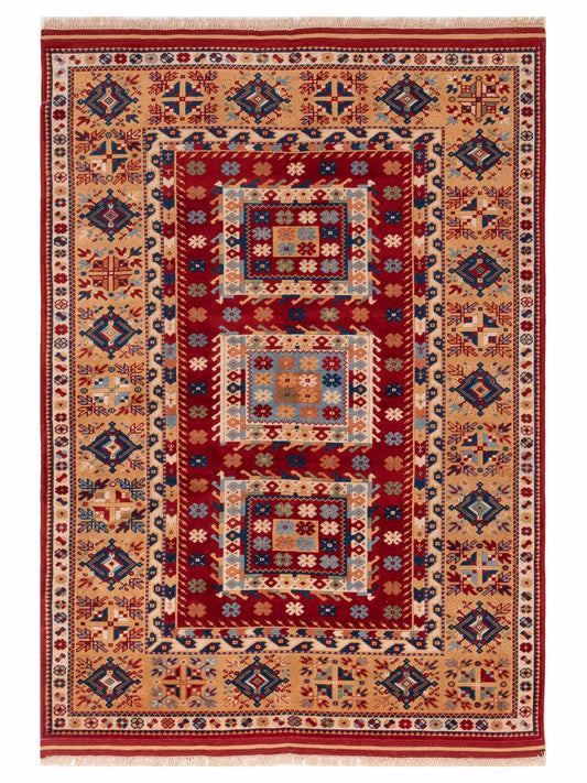 Pasha Turkish Shirwan  Red Gold Traditional