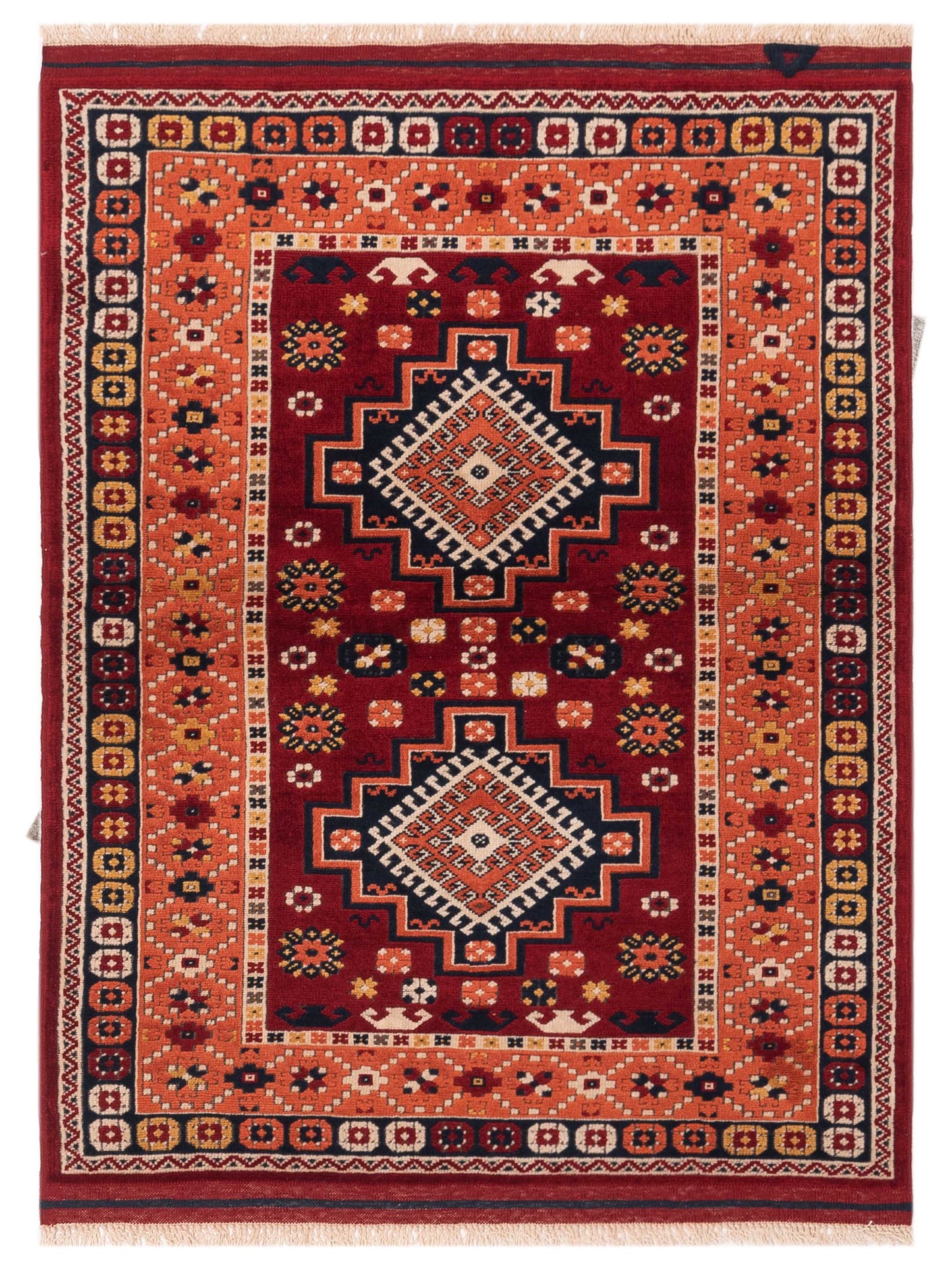 Pasha Turkish Shirwan  Red Black Traditional