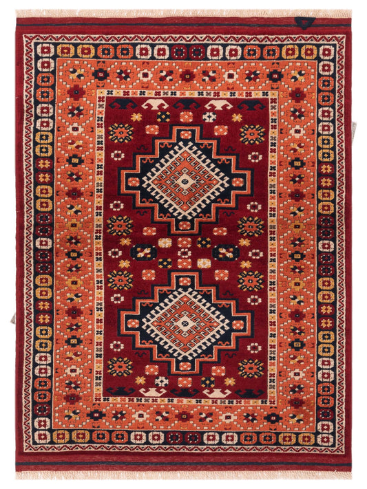 Pasha Turkish Shirwan  Red Black Traditional