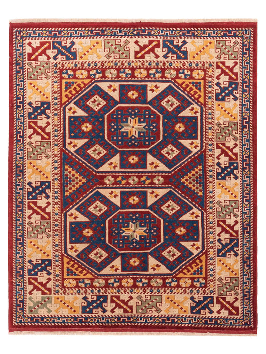 Pasha Turkish Shirwan  Red Ivory Traditional