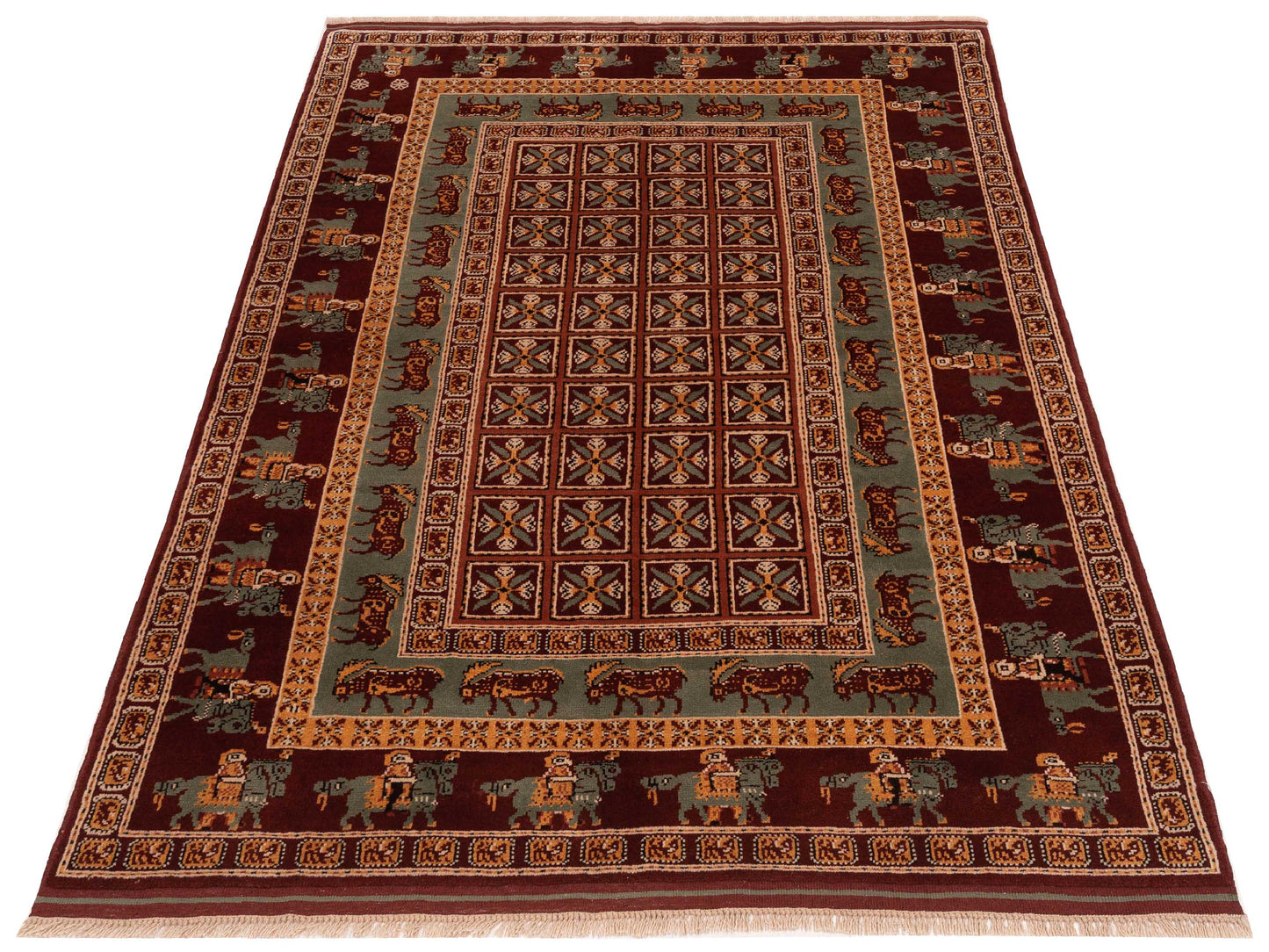Shirvara Multi 5.8x8 Hand Knotted Rug
