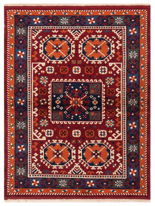 Pasha Turkish Shirwan  Red Orange Traditional