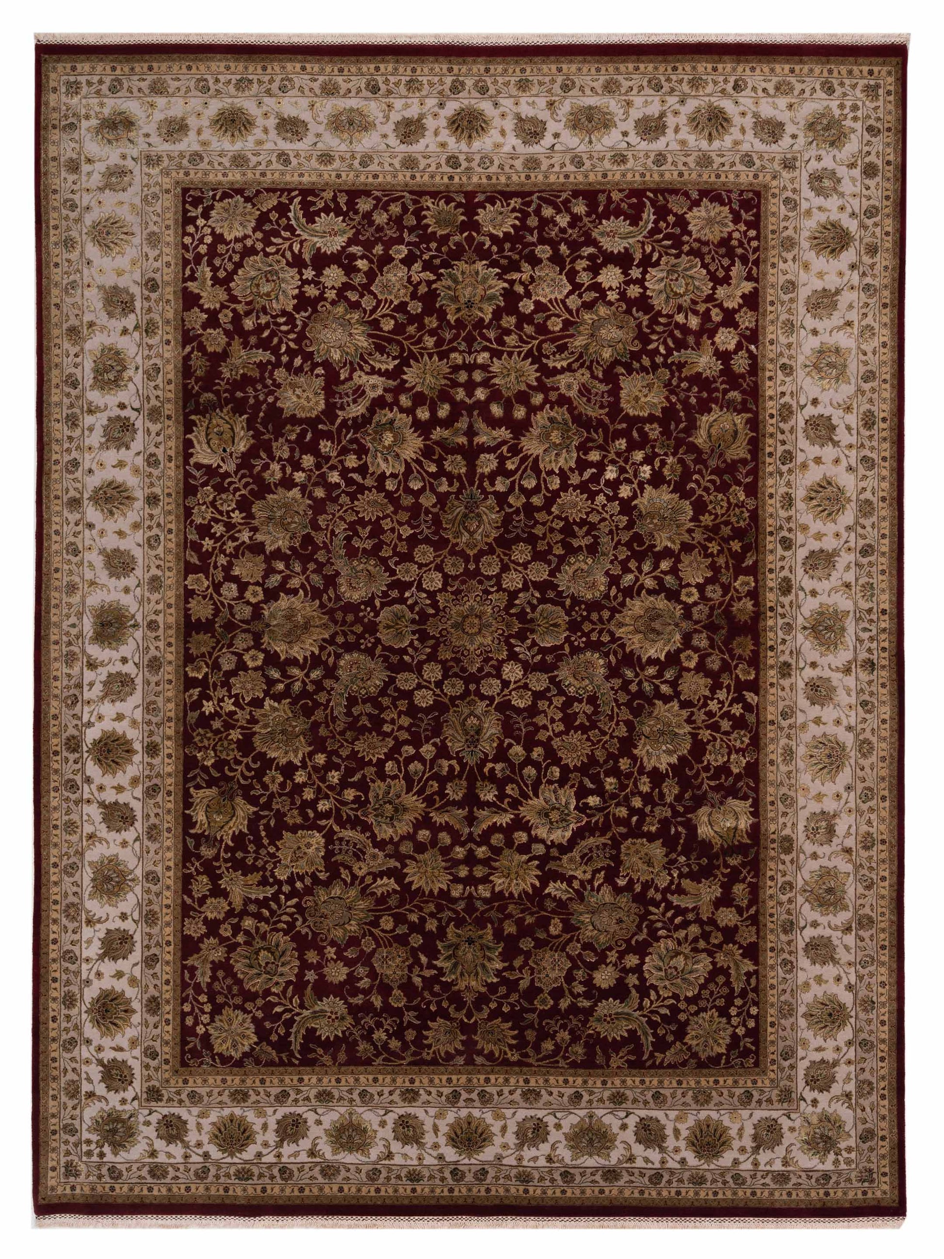 Rajpur Imperial Silk  Red Beige Traditional
