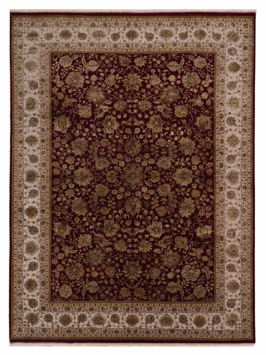 Rajpur Imperial Silk  Red Beige Traditional
