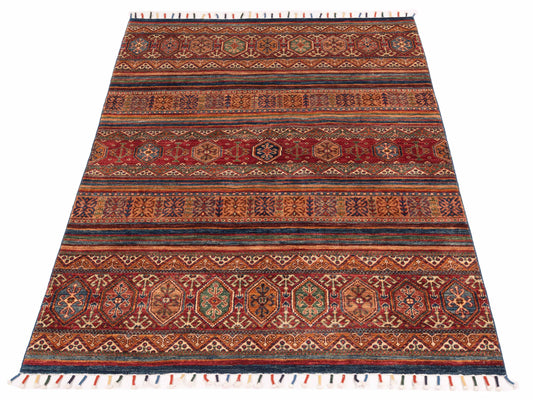 Khoraya Multi 5x6.8 Hand Knotted Rug