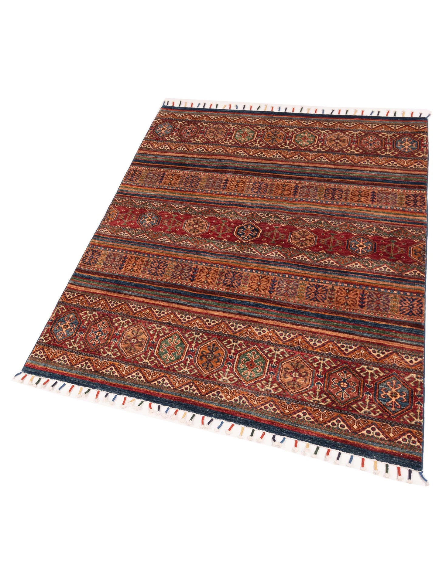 Khoraya Multi 5x6.8 Hand Knotted Rug