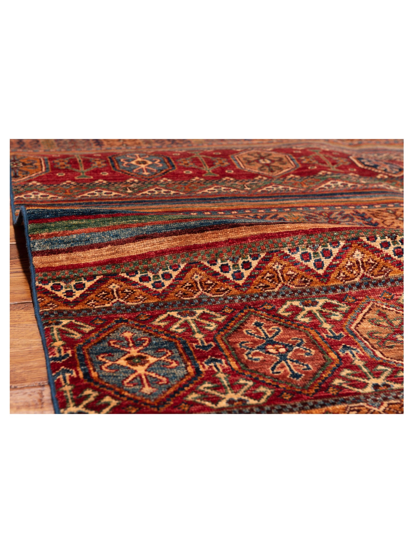 Khoraya Multi 5x6.8 Hand Knotted Rug