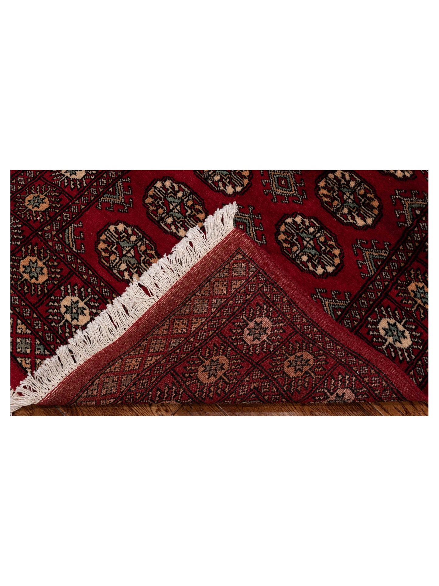 Bokhara Red Red 3.1x5.2 Hand Knotted Rug
