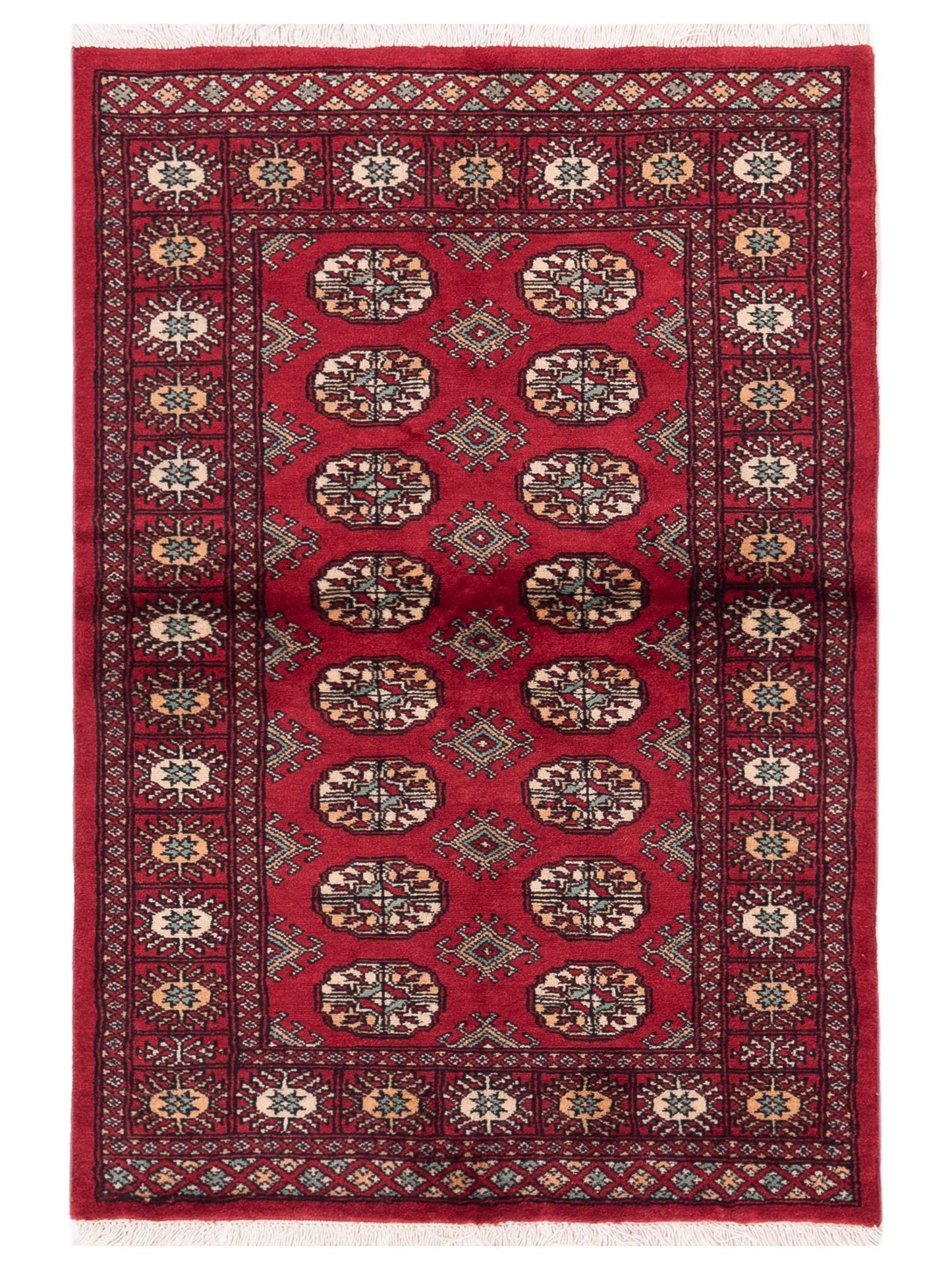 Nomad Bokhara  Red Red Traditional
