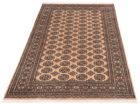 Bokhara Beige Beige 5x8.2 Hand Knotted Rug