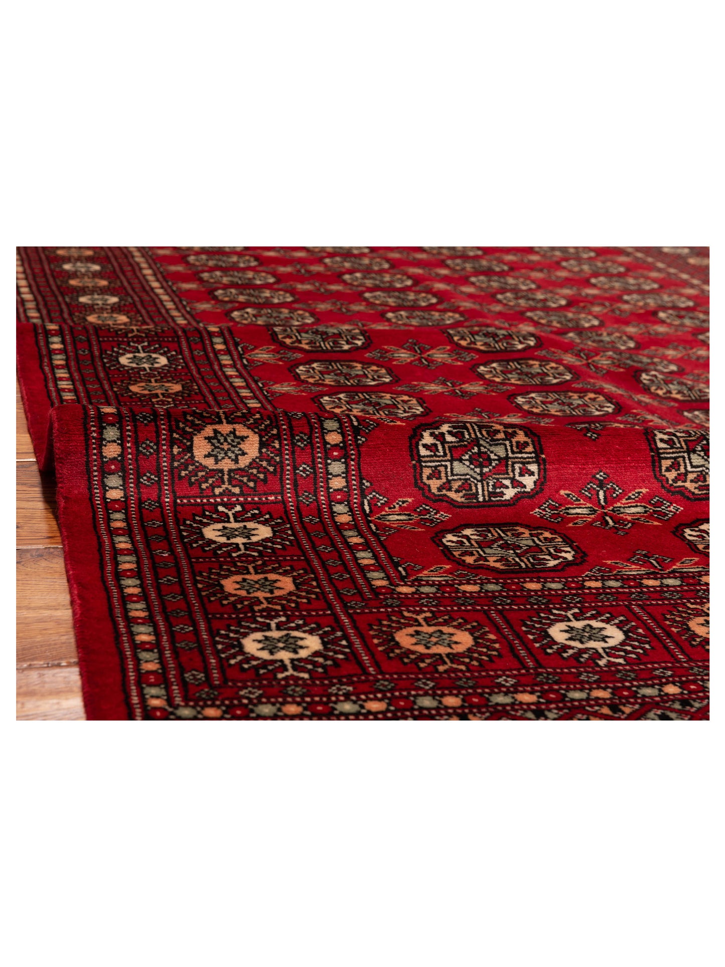 Bokhara Red Red 5.1x8.4 Hand Knotted Rug