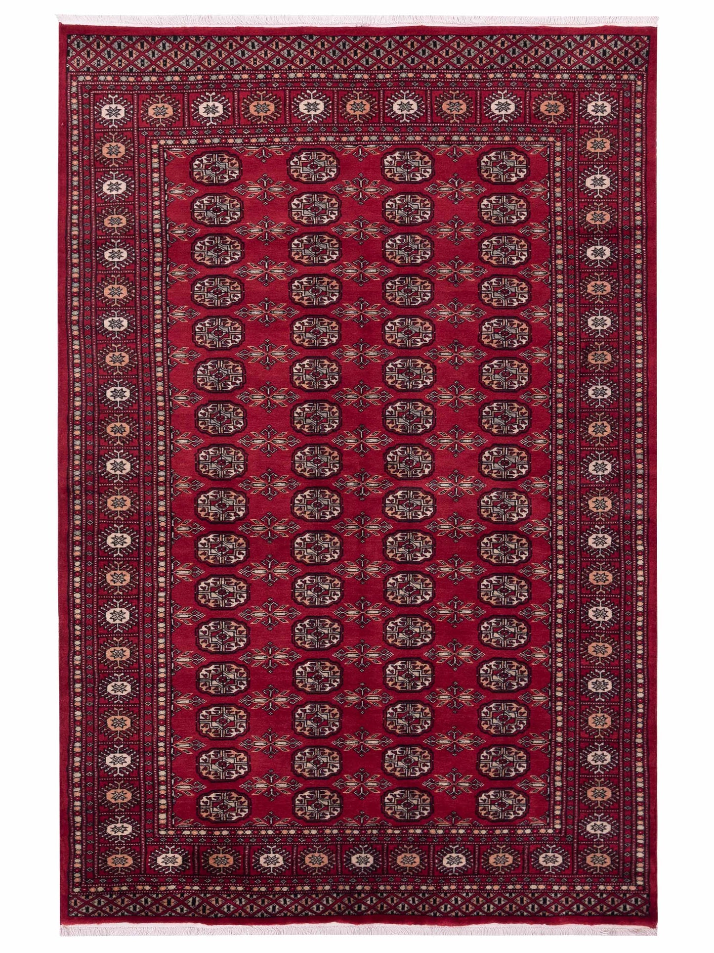 Nomad Bokhara  Red Red Traditional