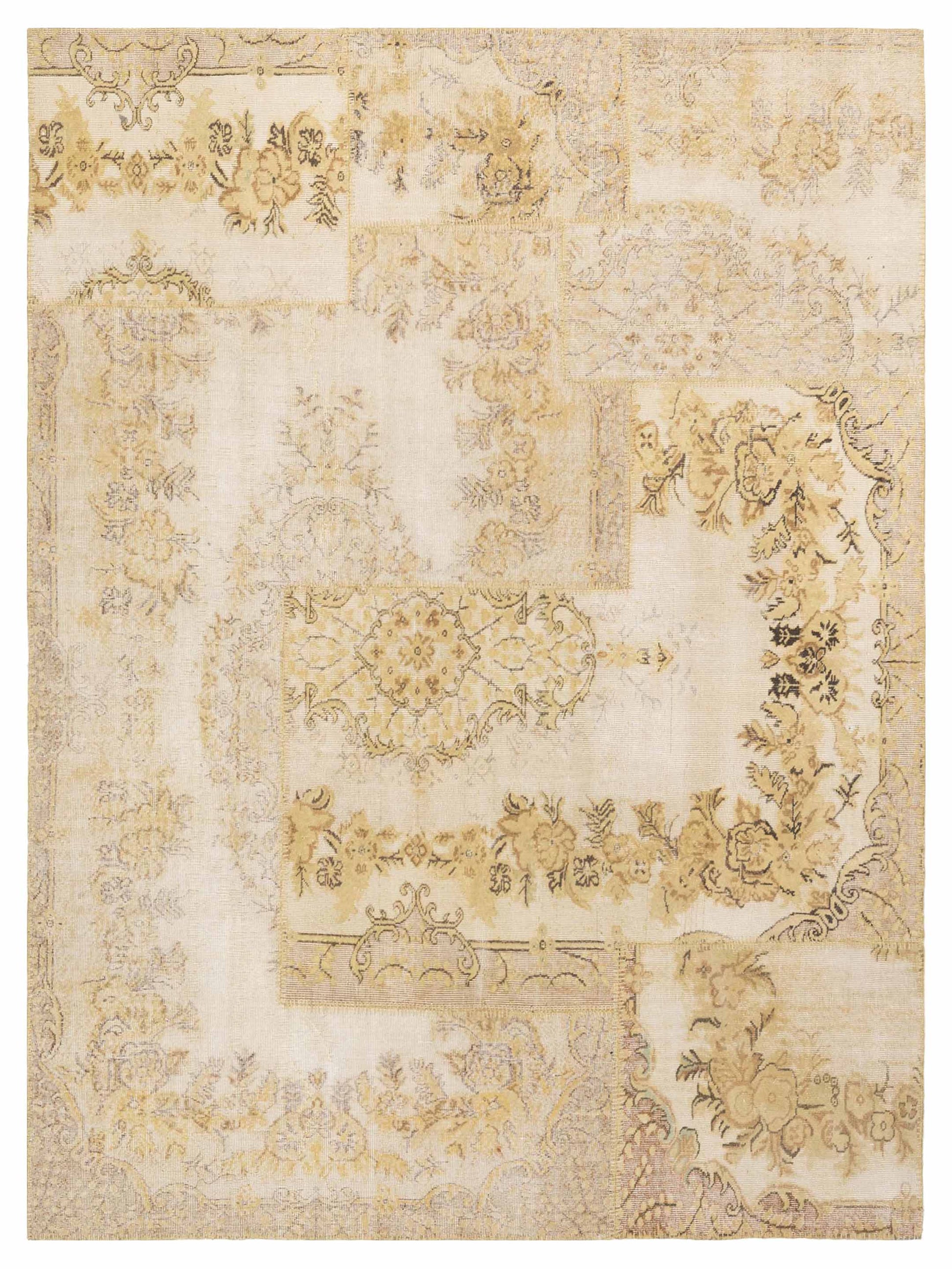 Pasha Turkish Vestige Patchwork  Light Green  Contemporary