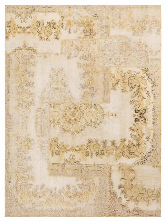 Pasha Turkish Vestige Patchwork  Light Green  Contemporary