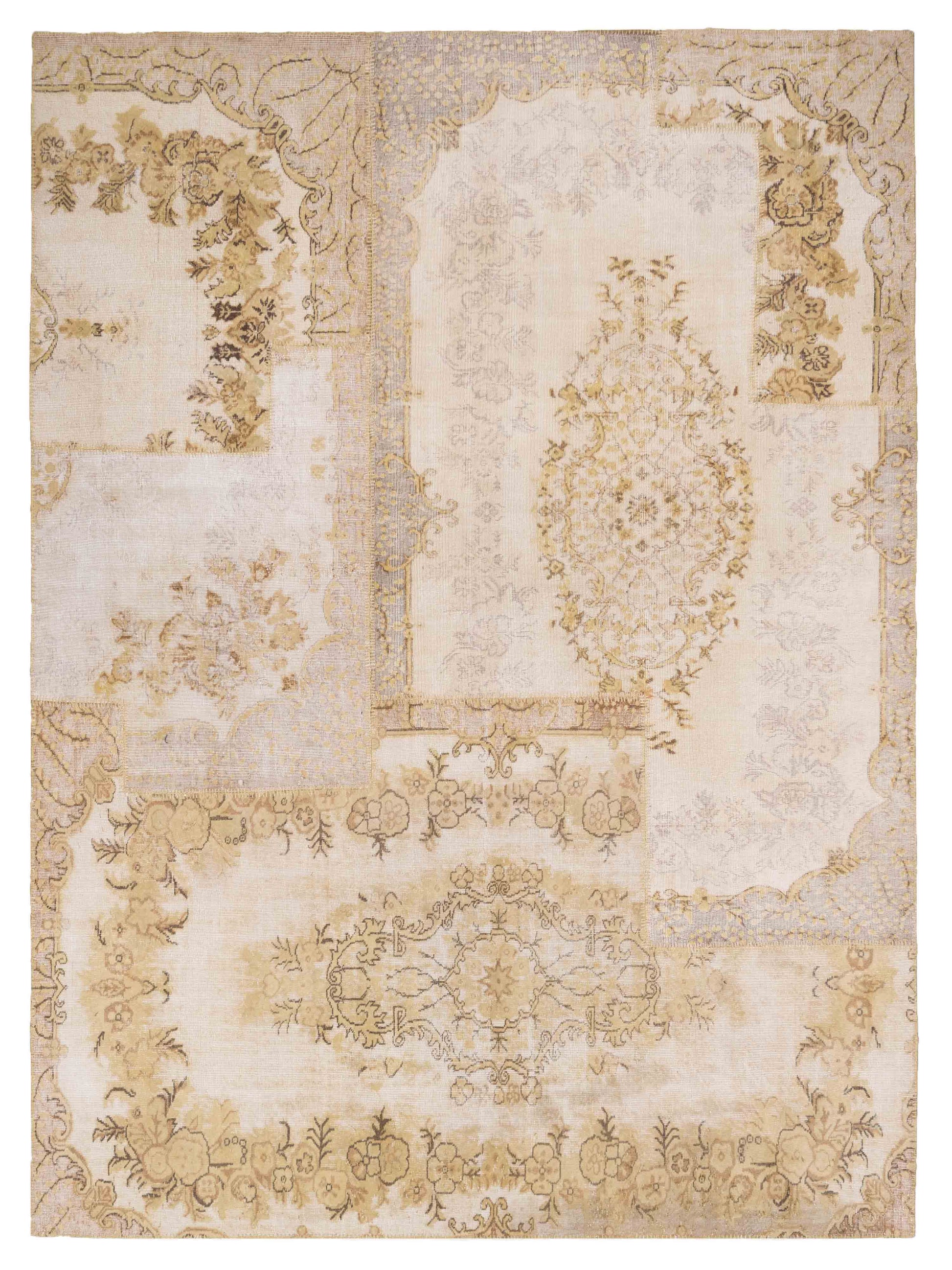 Pasha Turkish Vestige Patchwork  Light Green  Contemporary