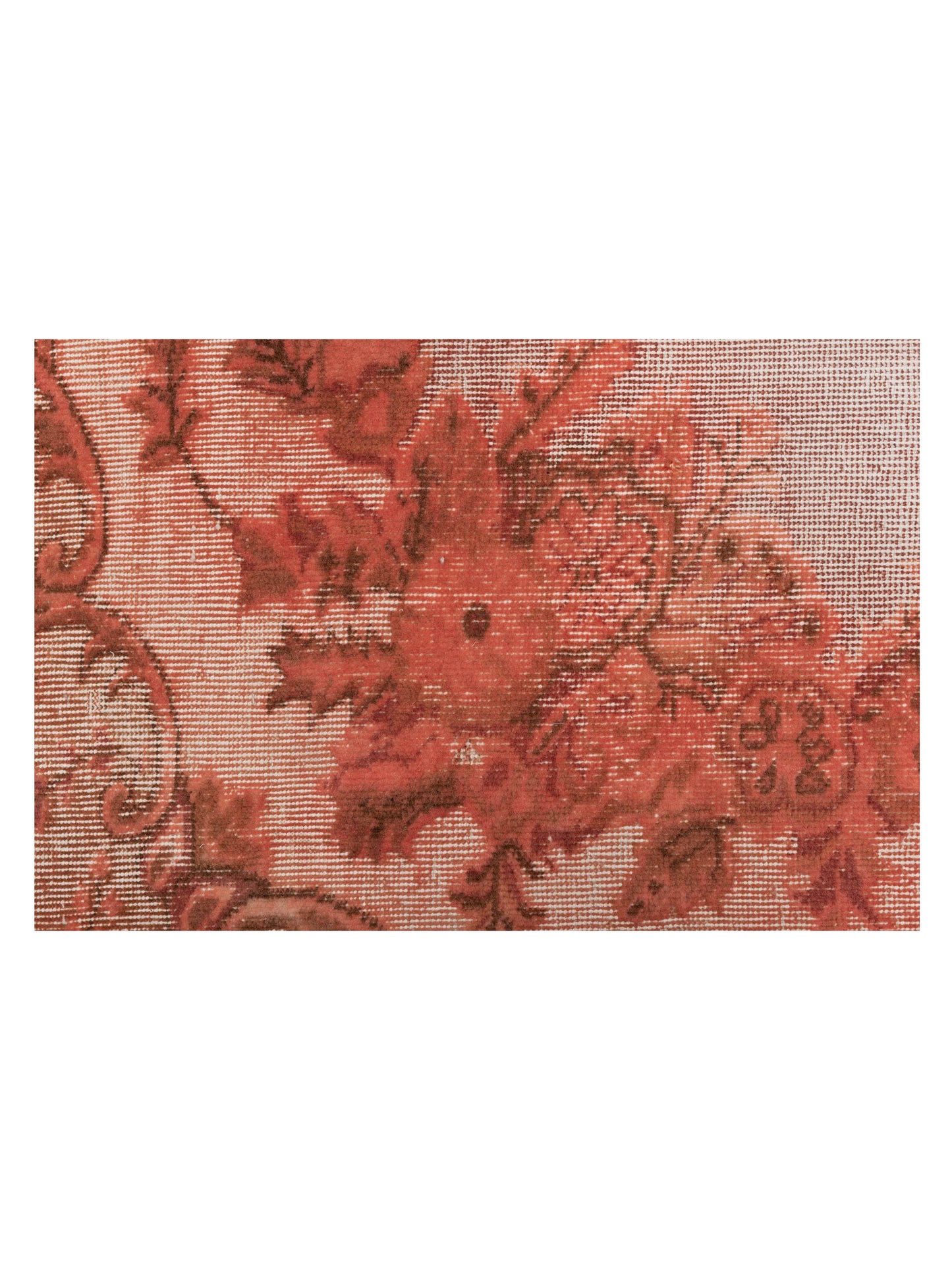 Patchwork Coral 10.1x13.1 Hand Knotted Rug