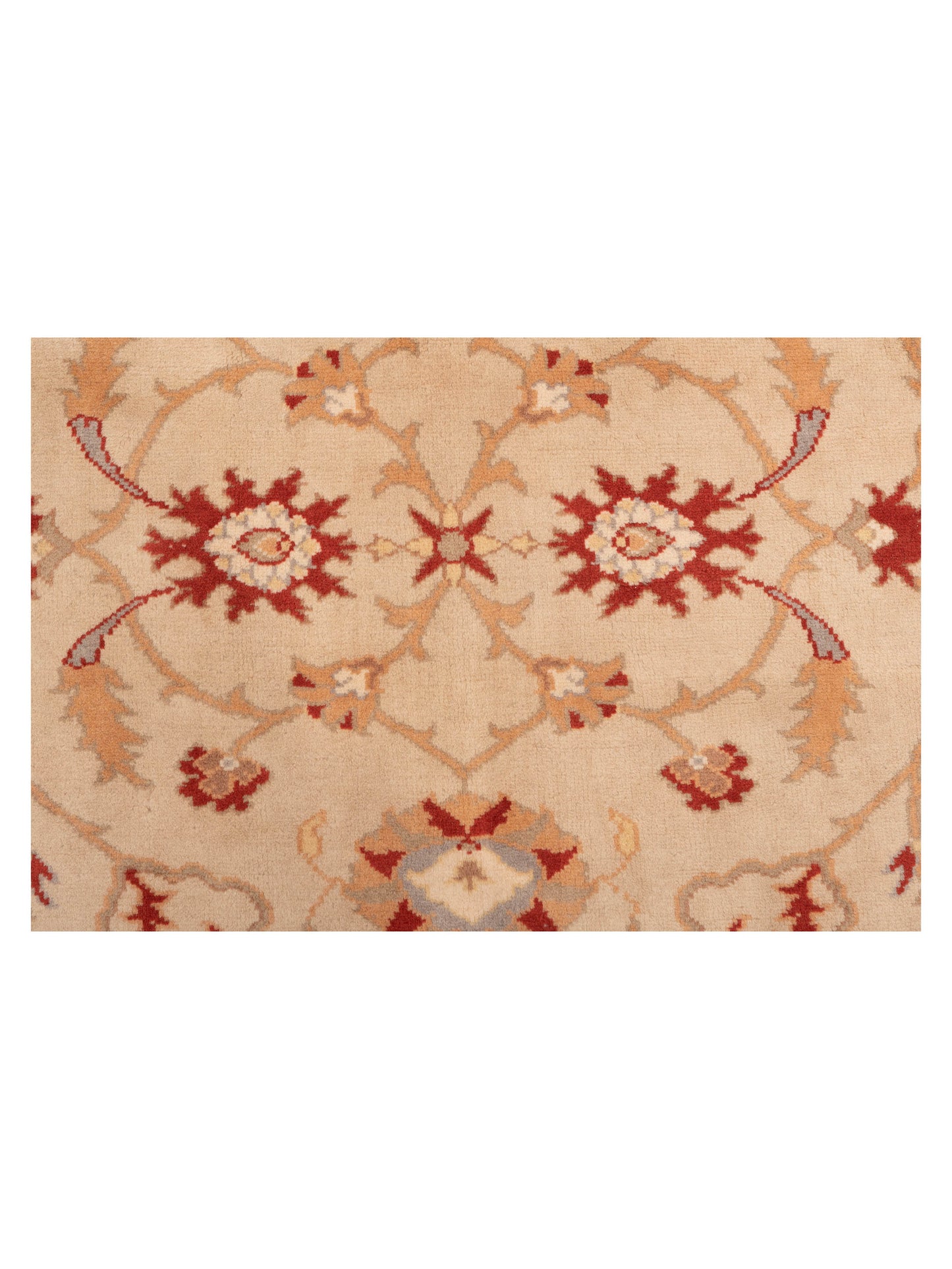 Turkeya Beige Gold 5.7x9.7 Hand Knotted Rug