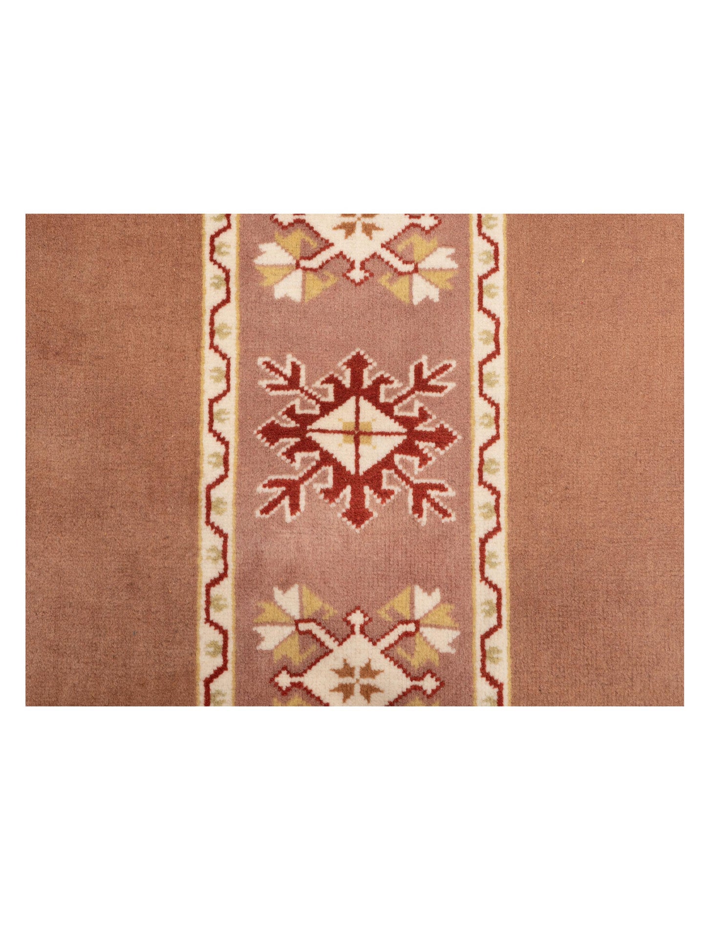 Turkeya Purple Brown 2.9x9.7 Hand Knotted Rug