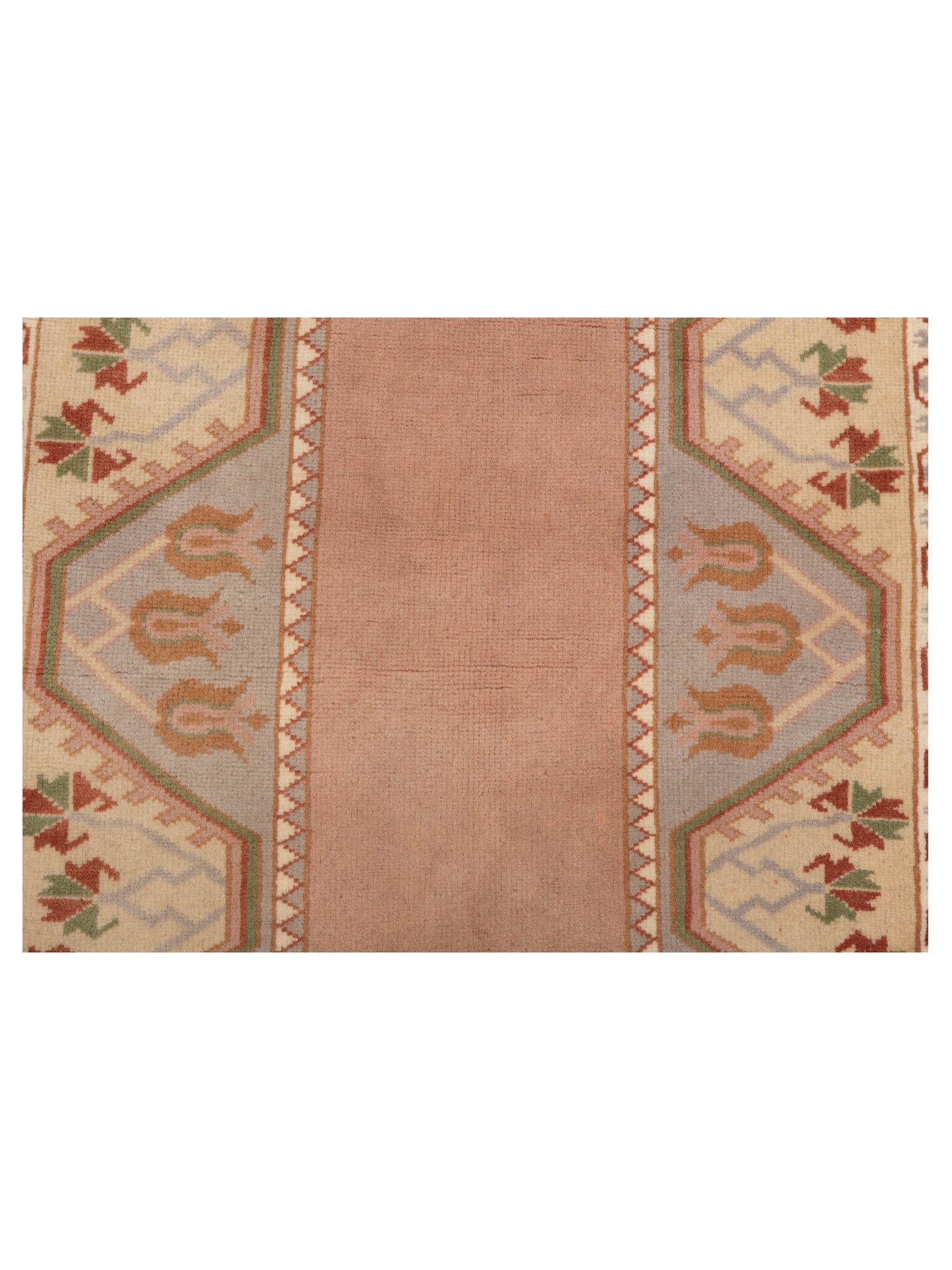 Turkeya Pink Beige 2.8x4.6 Hand Knotted Rug