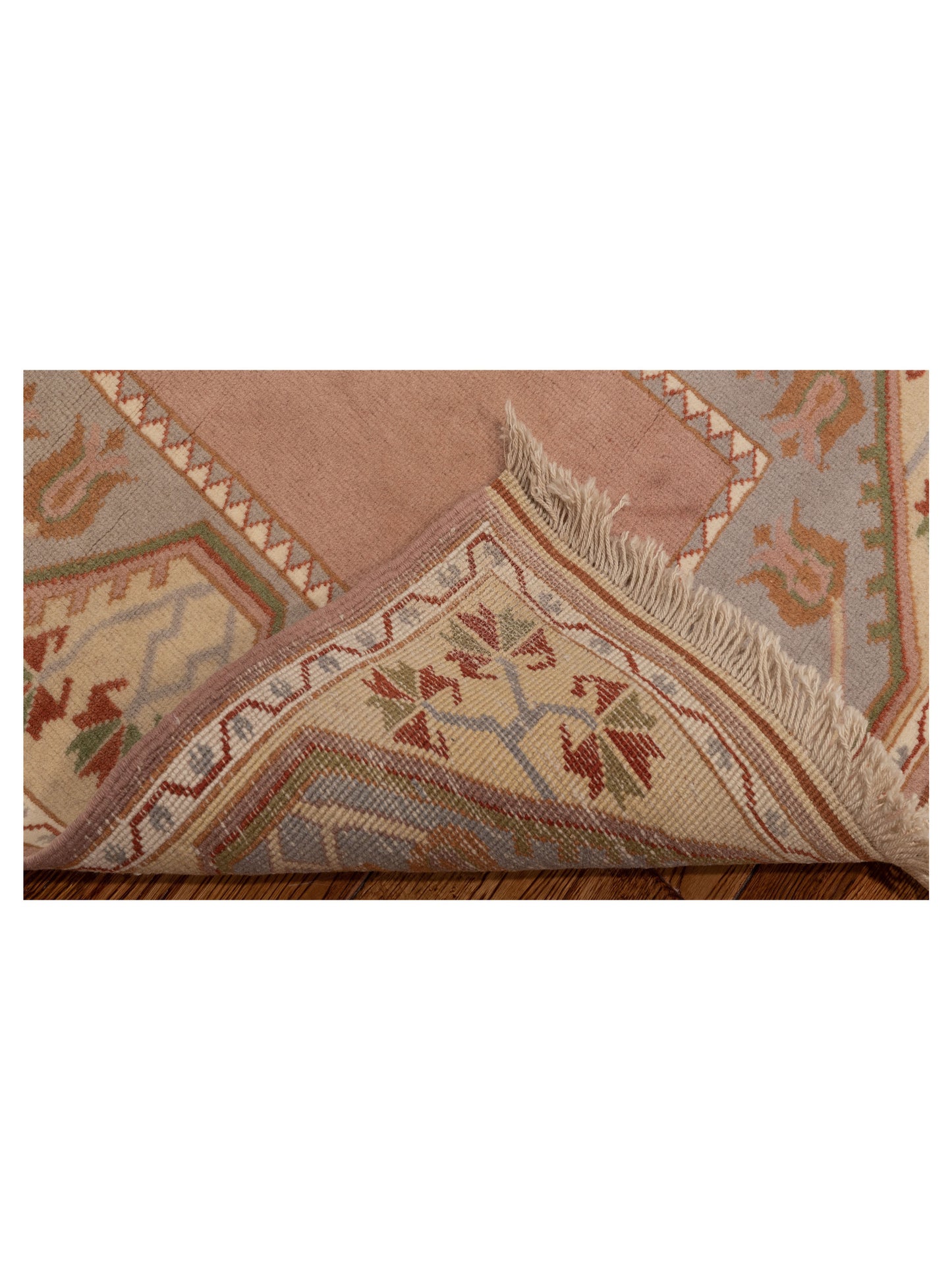Turkeya Pink Beige 2.8x4.6 Hand Knotted Rug