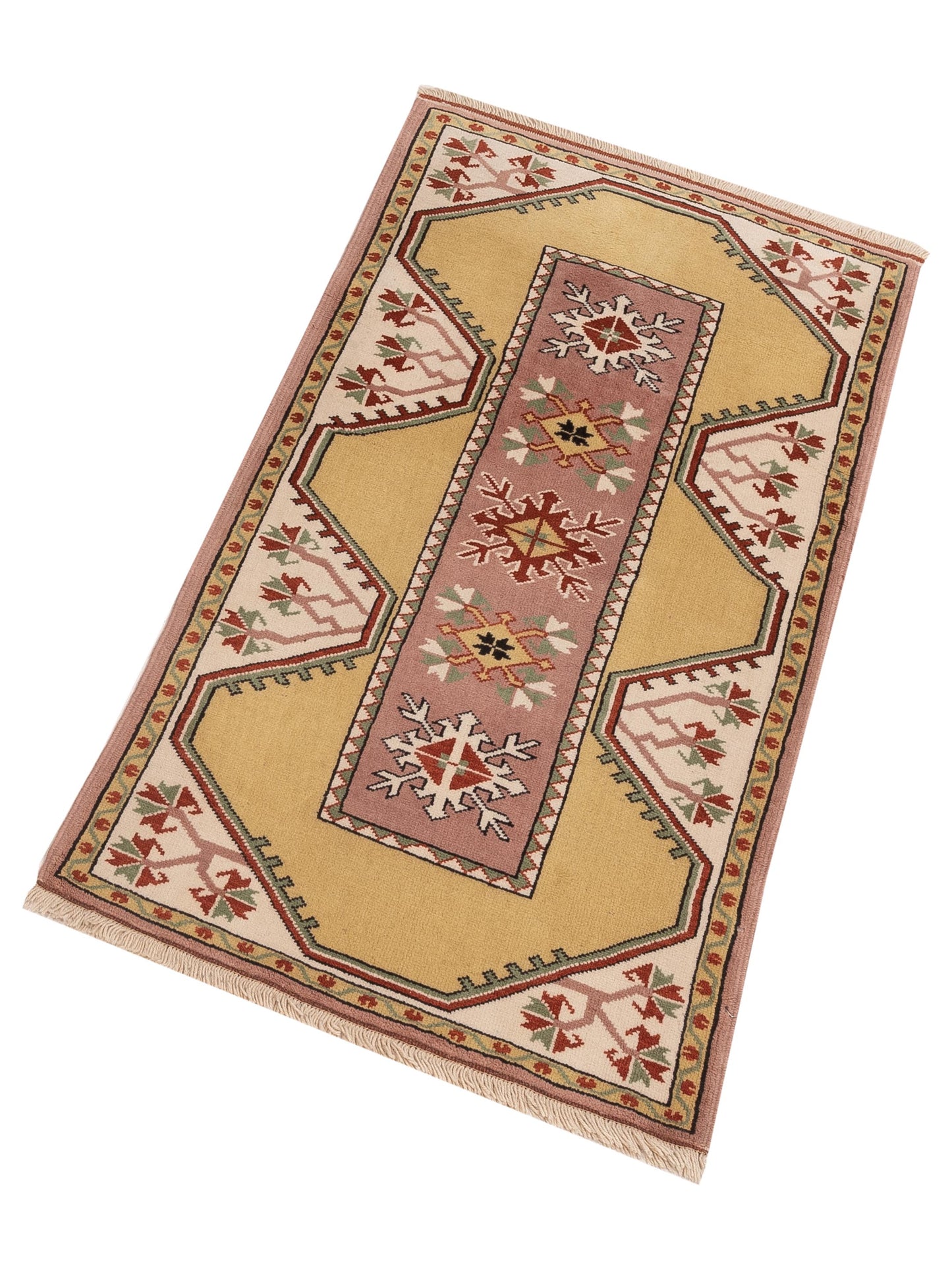 Turkeya Purple Gold 2.9x5.1 Hand Knotted Rug