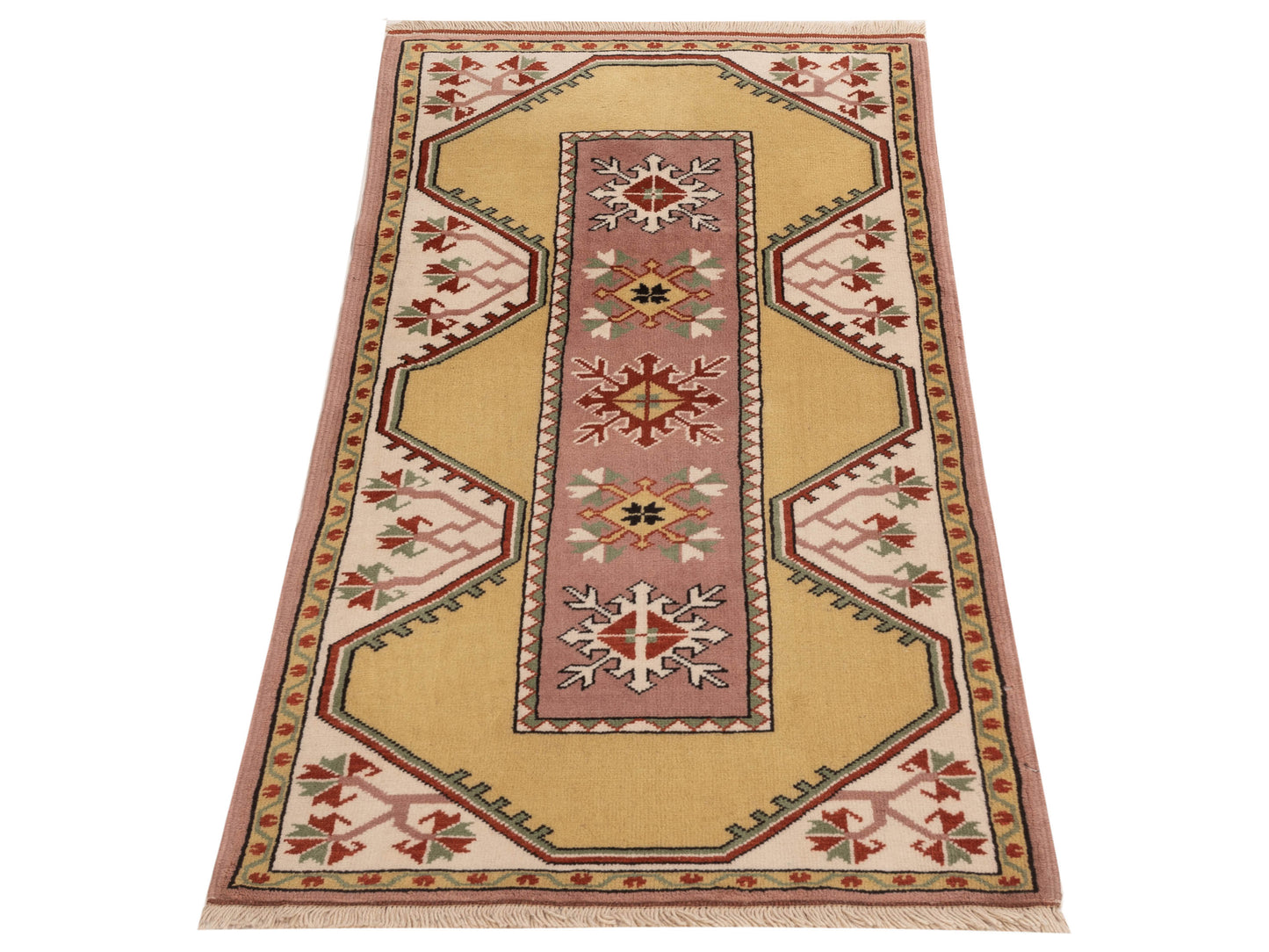 Turkeya Purple Gold 2.9x5.1 Hand Knotted Rug