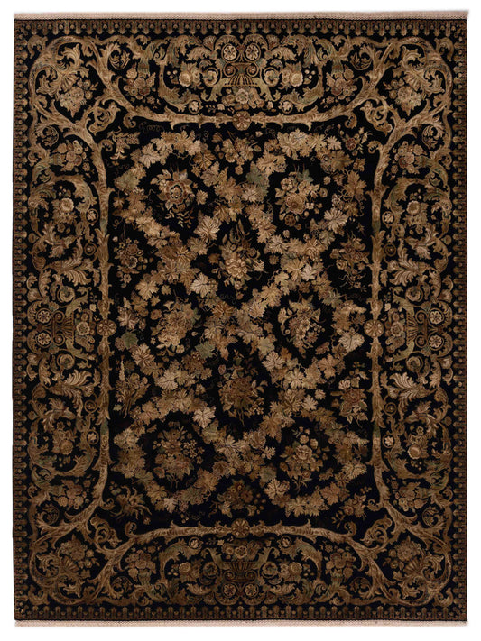 Rajpur Imperial Silk  Black Black Traditional