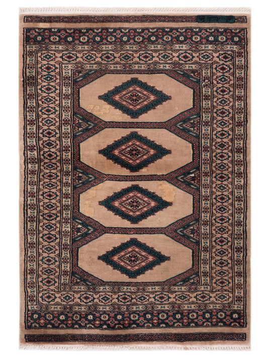 Nomad Bokhara  Beige Green Traditional