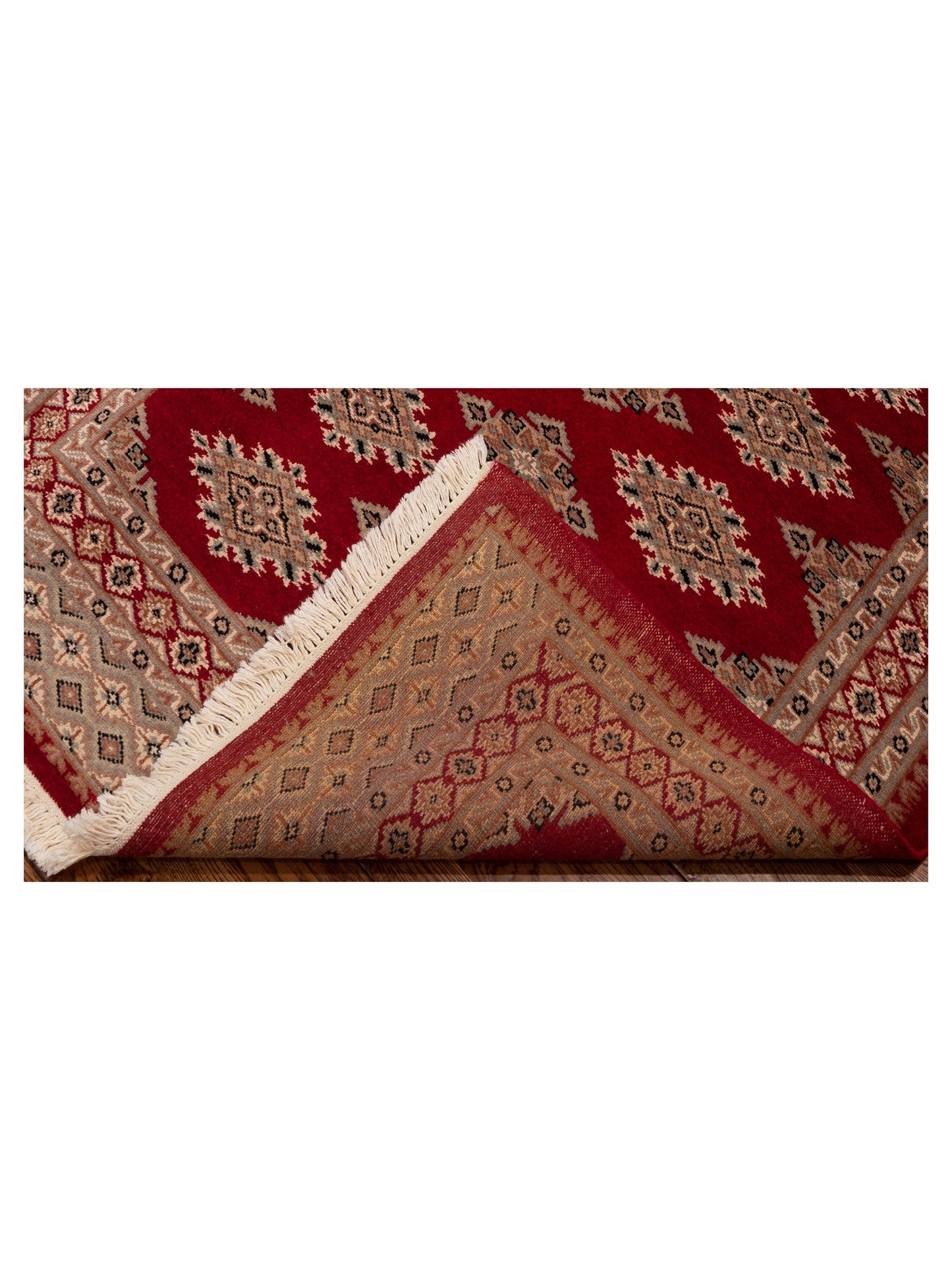 Bokhara Red Brown 3.2x4.10 Hand Knotted Rug