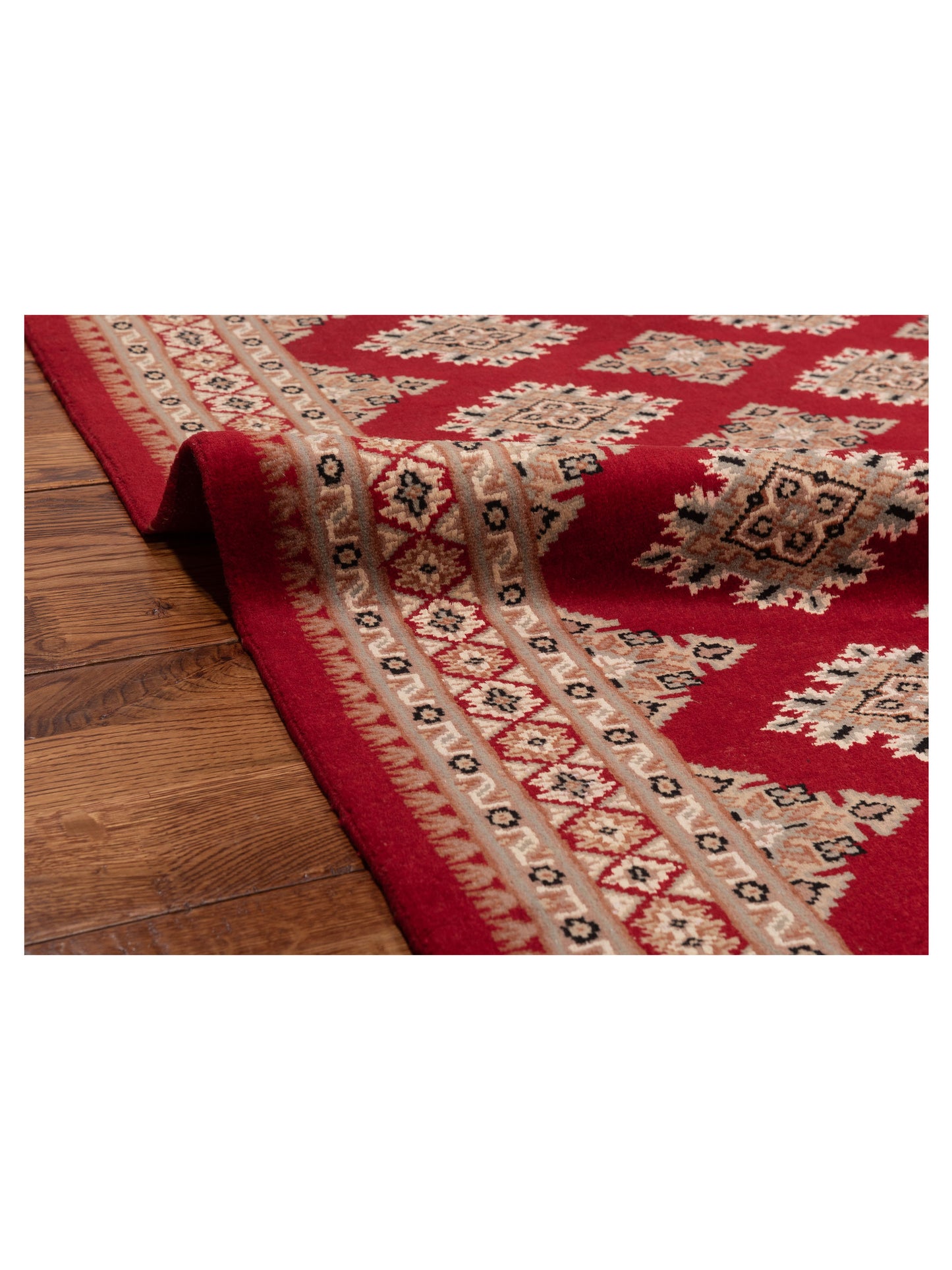 Bokhara Red Brown 3.2x4.10 Hand Knotted Rug