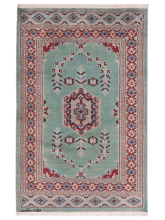 Nomad Bokhara  Green Beige Traditional