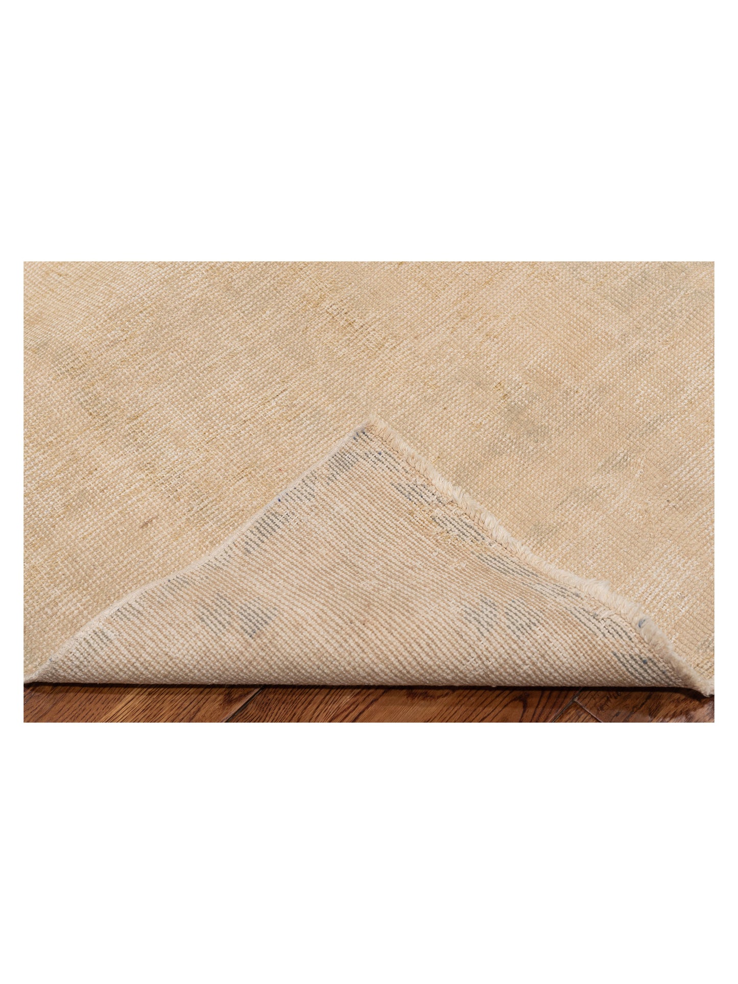 Nomadra Beige Beige 3.11x8.4 Hand Knotted Rug