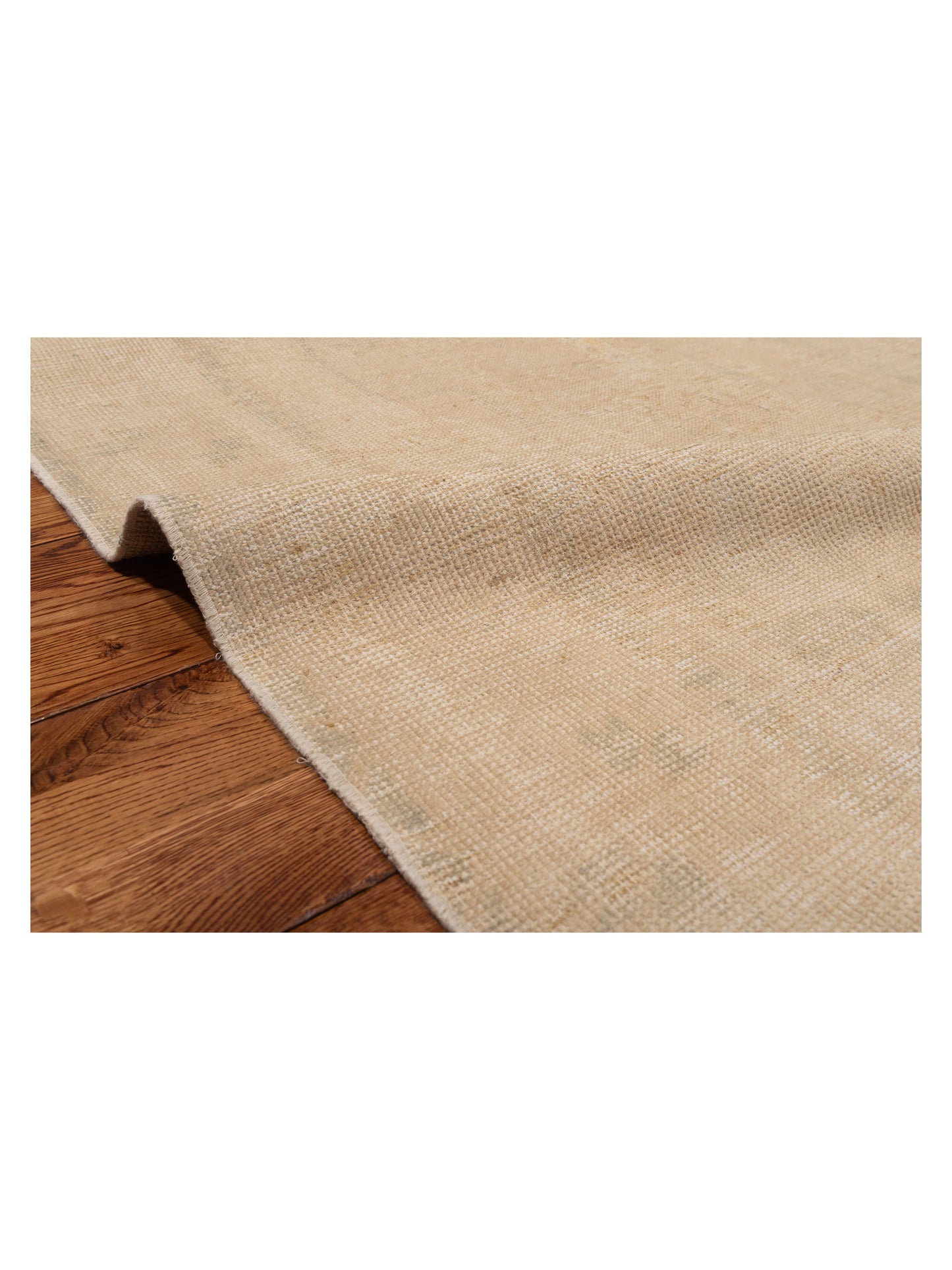 Nomadra Beige Beige 3.11x8.4 Hand Knotted Rug