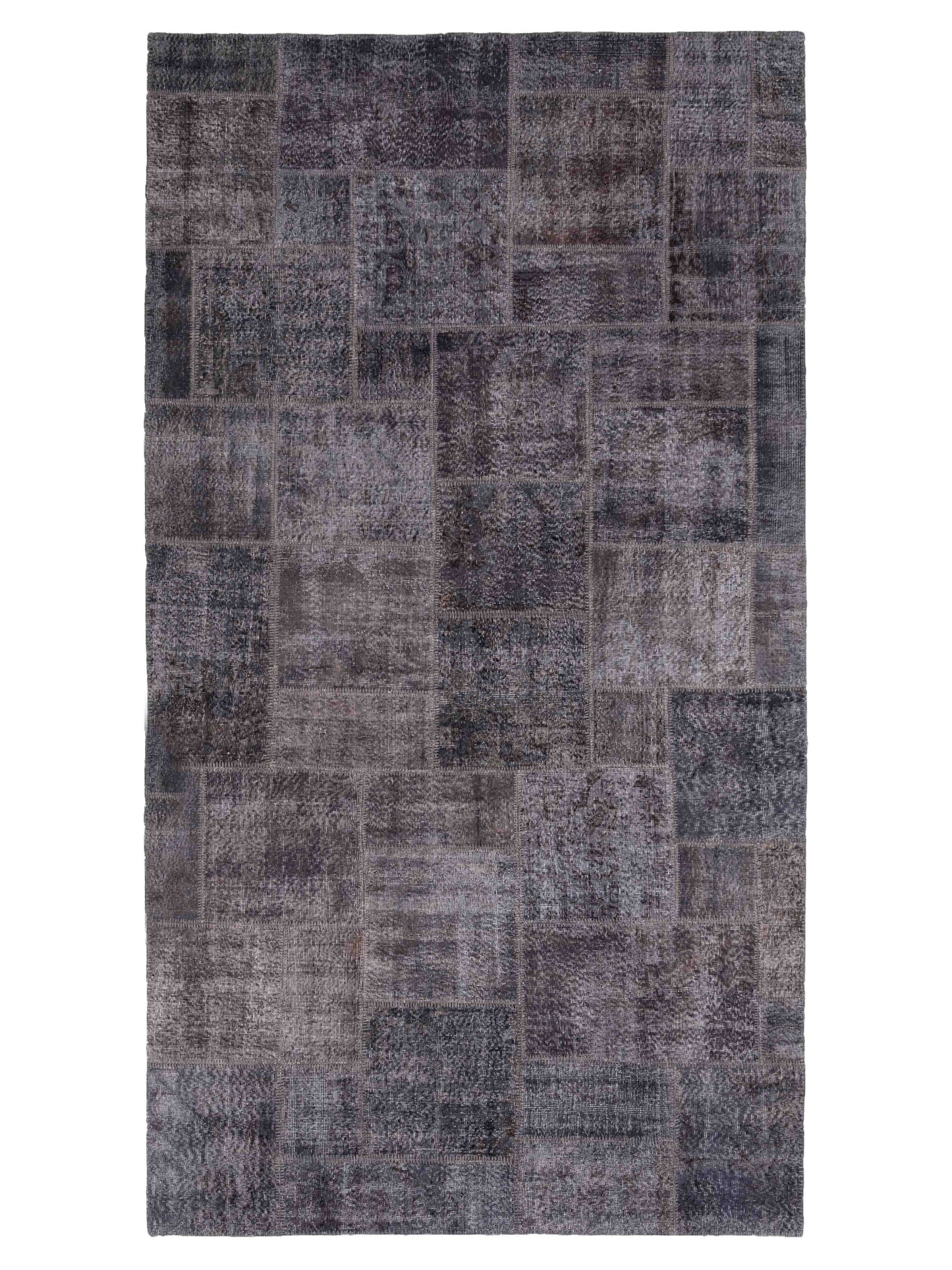 Pasha Turkish Vestige Patchwork  Dark Gray  Contemporary