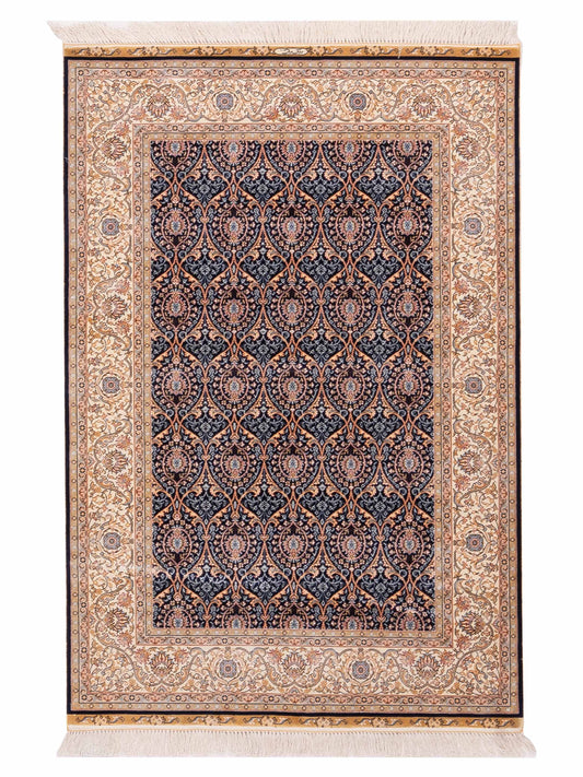 Pasha Elegance  Dark Blue Beige Traditional