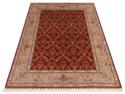 Serelis Red Ivory 6x9 Hand Knotted Rug