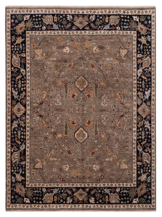 Rajpur Crown  Silver Navy Transitional