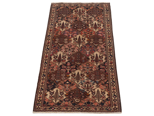 Antiqua Heirloom Multi 3.7x9.7 Hand Knotted Rug