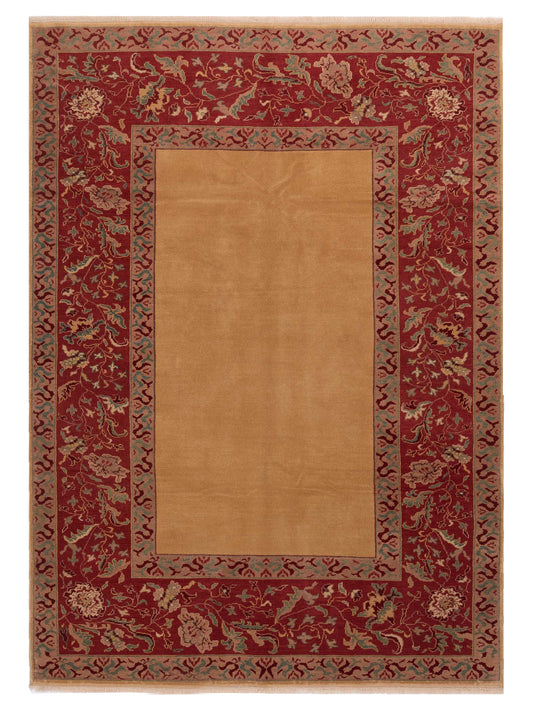 Pasha Antique Loom  Gold Red Traditional