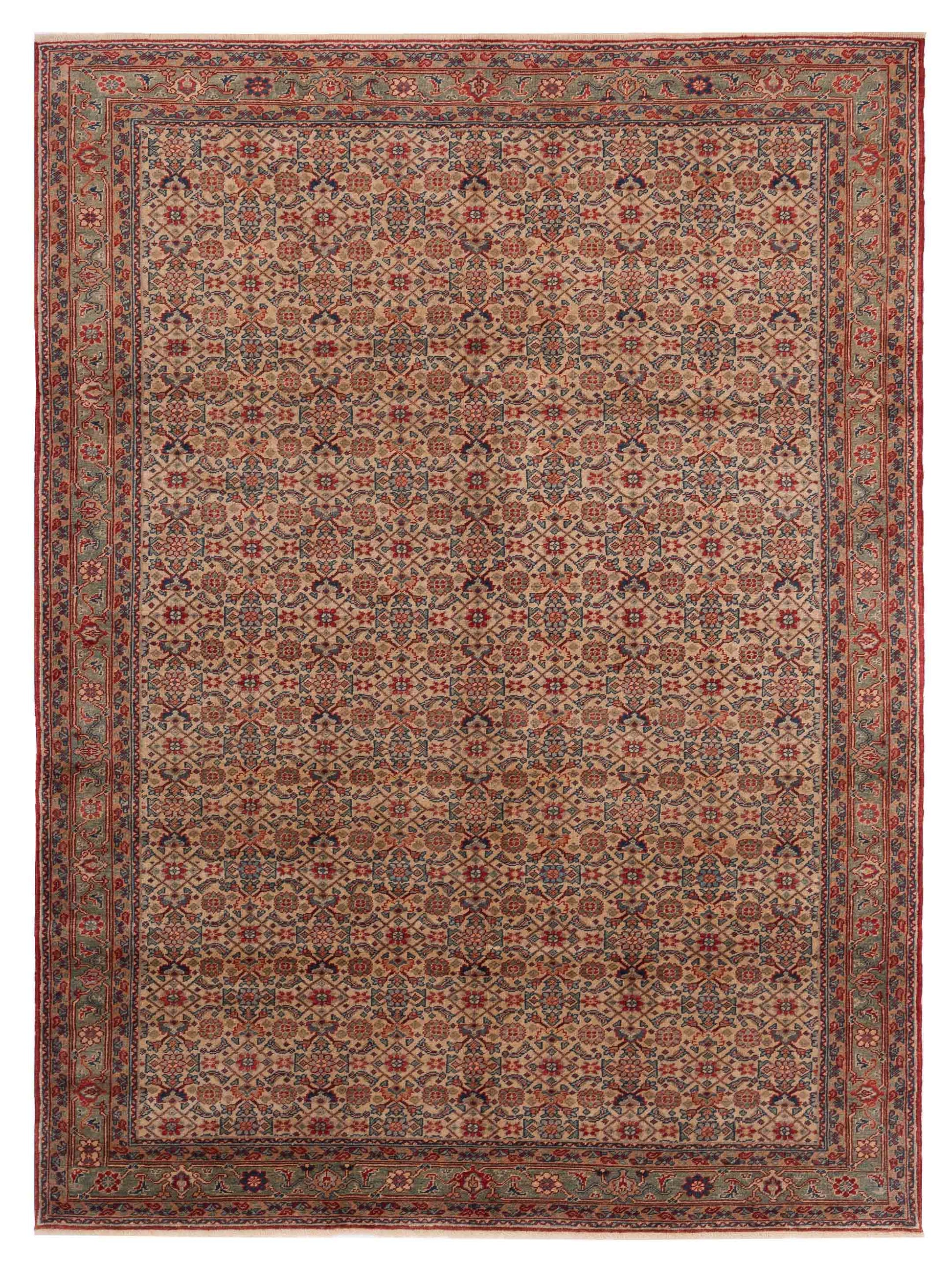 Pasha Antique Loom  Ivory Blue Traditional