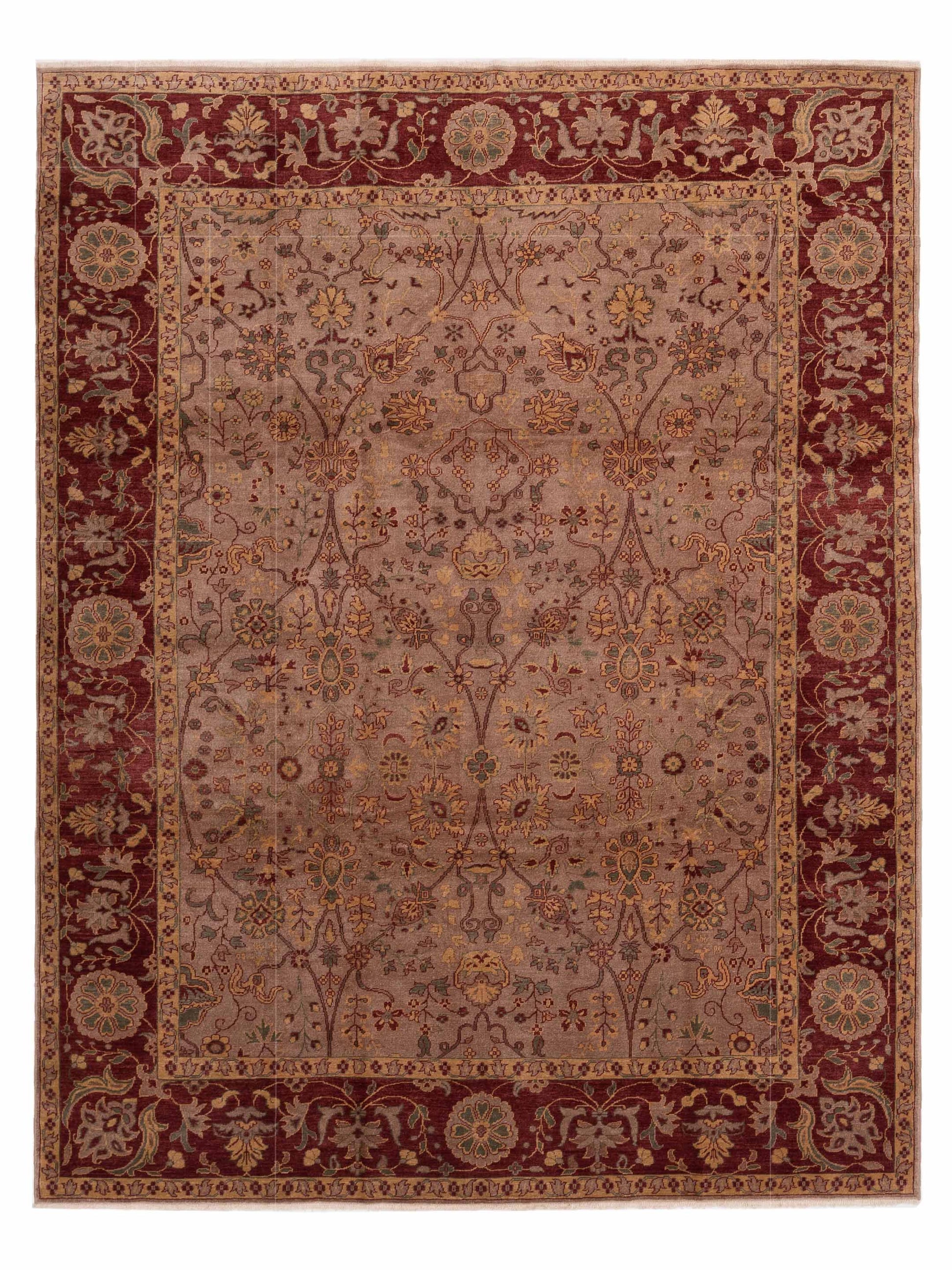 Pasha Antique Loom  Brown Red Traditional