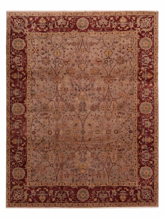 Pasha Antique Loom  Brown Red Traditional